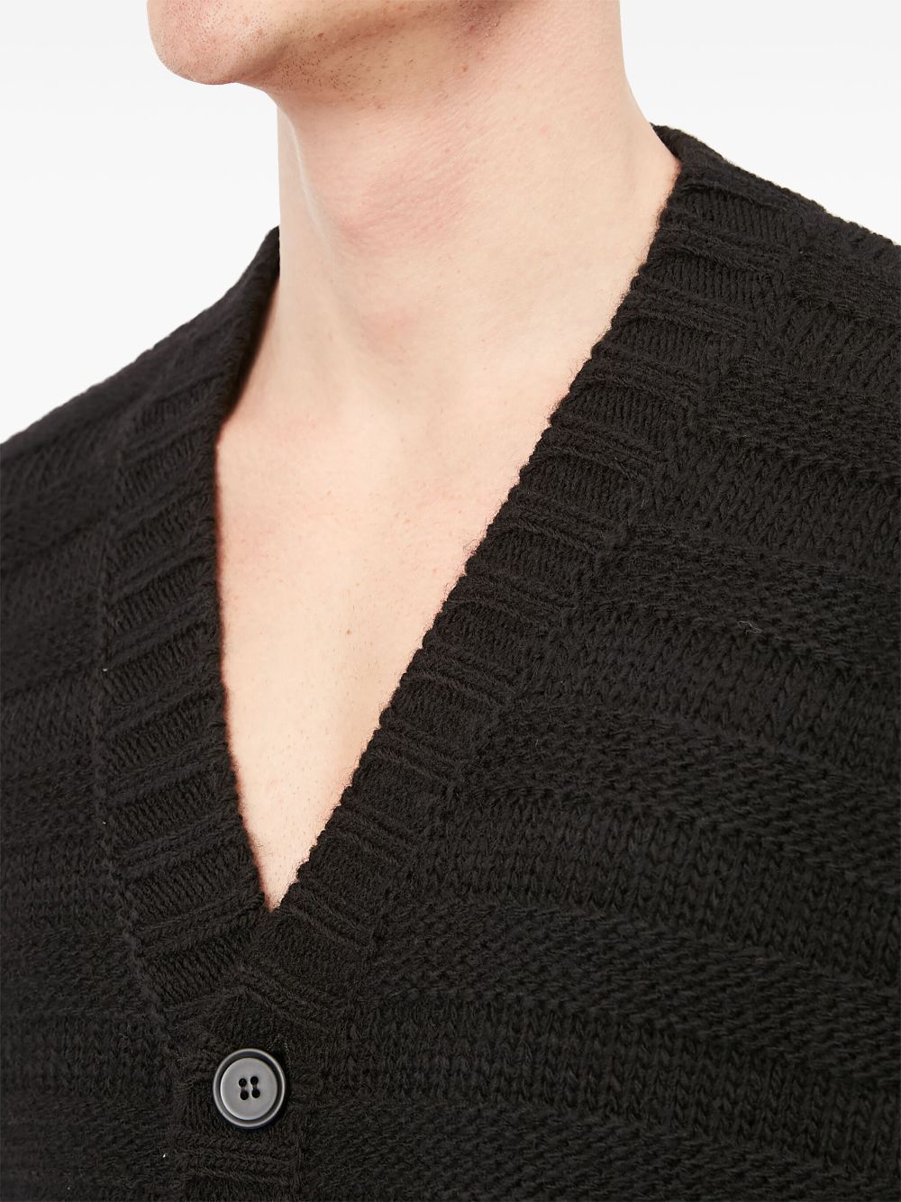 MM6 Maison Margiela V-neck knited cardigan Men