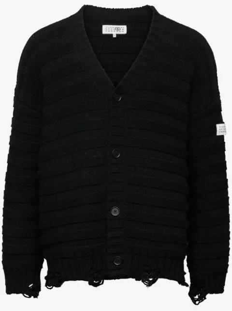 MM6 Maison Margiela V-neck knited cardigan