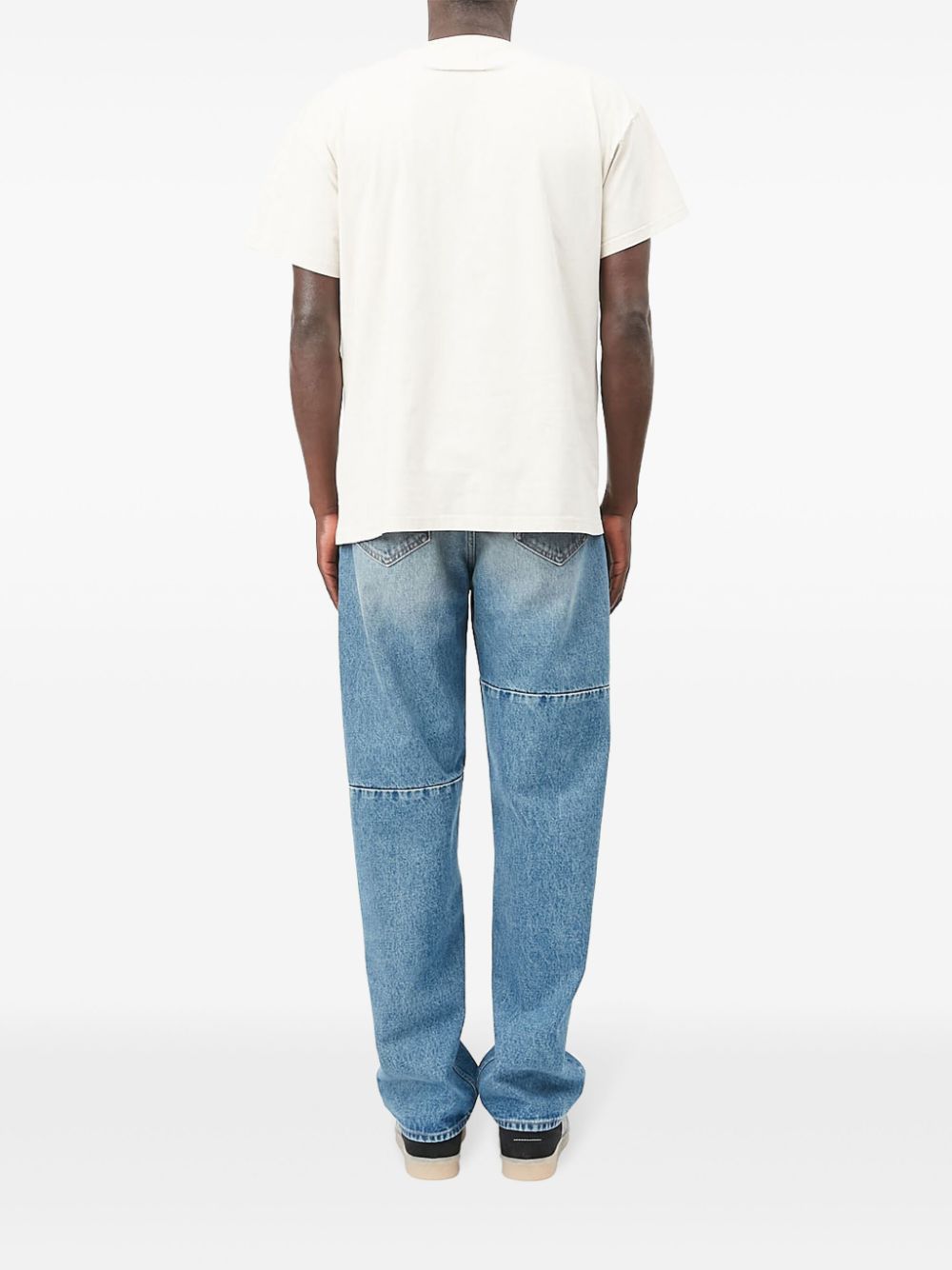 Shop Mm6 Maison Margiela Multiple-pockets Cotton T-shirt In Neutrals