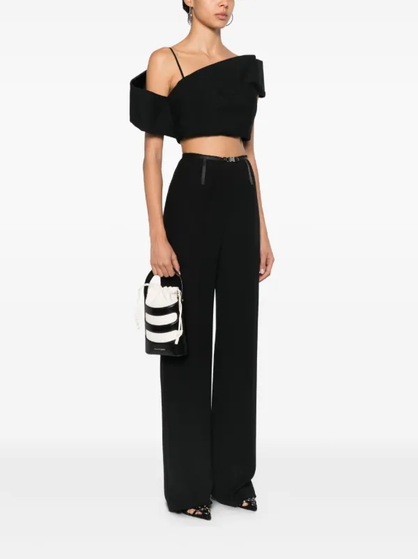 Alexander McQueen The Rise Bucket Bag | Black | FARFETCH