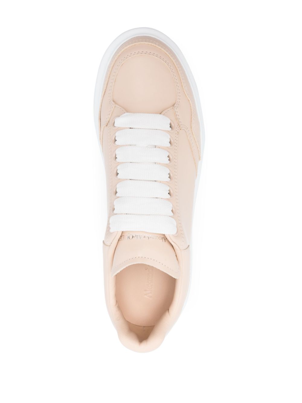 Alexander McQueen Sneakers Mit Logo Print Nude FARFETCH DE