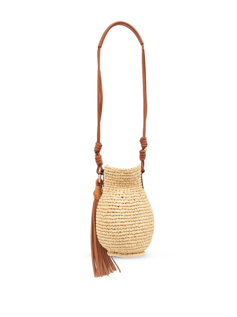 Shop Ulla Johnson Mini Tulip Basket Bag In Neutrals