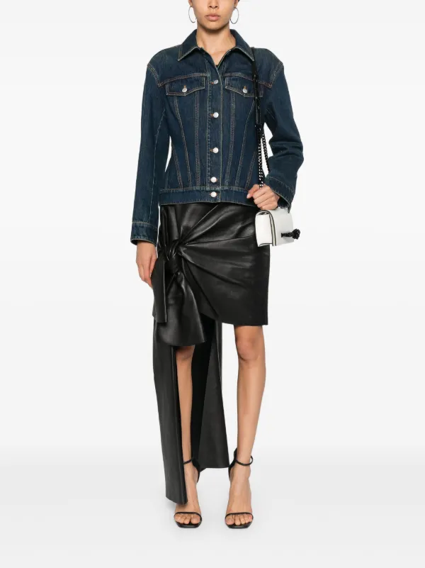 Alexander McQueen デニムジャケット | ブルー | FARFETCH JP