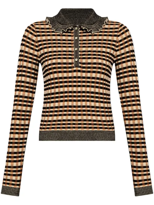 Pull Kita à carreaux - Ulla Johnson - Modalova