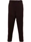 Jil Sander elasticated-waist straight-leg trousers - Purple