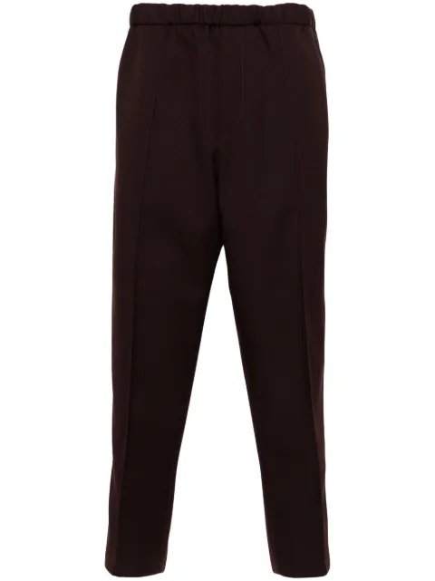 Jil Sander elasticated-waist straight-leg trousers