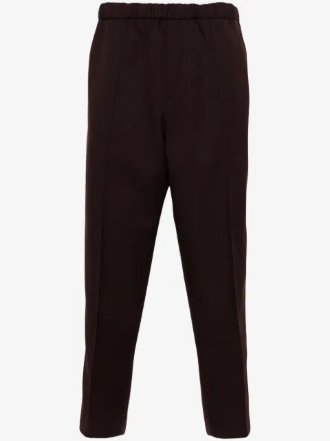 Jil Sander elasticated-waist straight-leg trousers