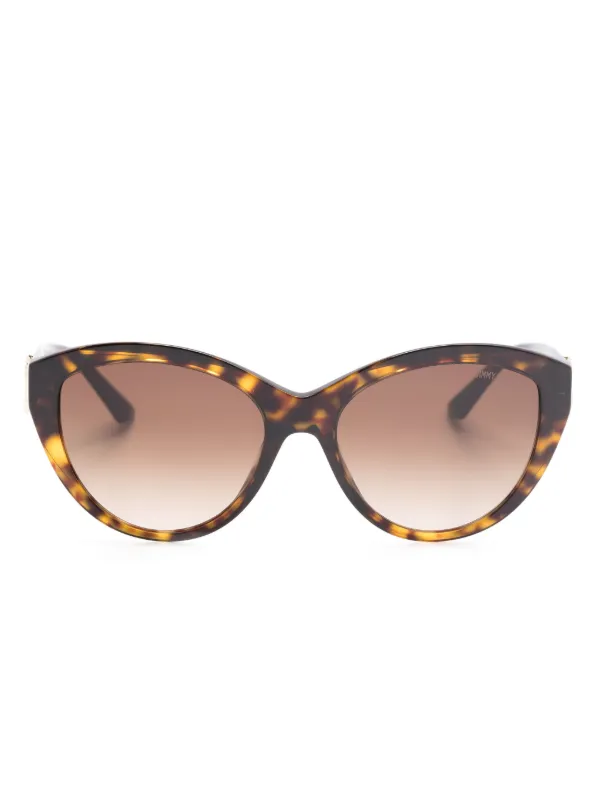 Jimmy Choo Tortoise Cat-Eye Sunglasses - Brown Jimmy Choo Tortoise Brown NEREA/G/S Cat Eye Sunglasses Jimmy  main image 2