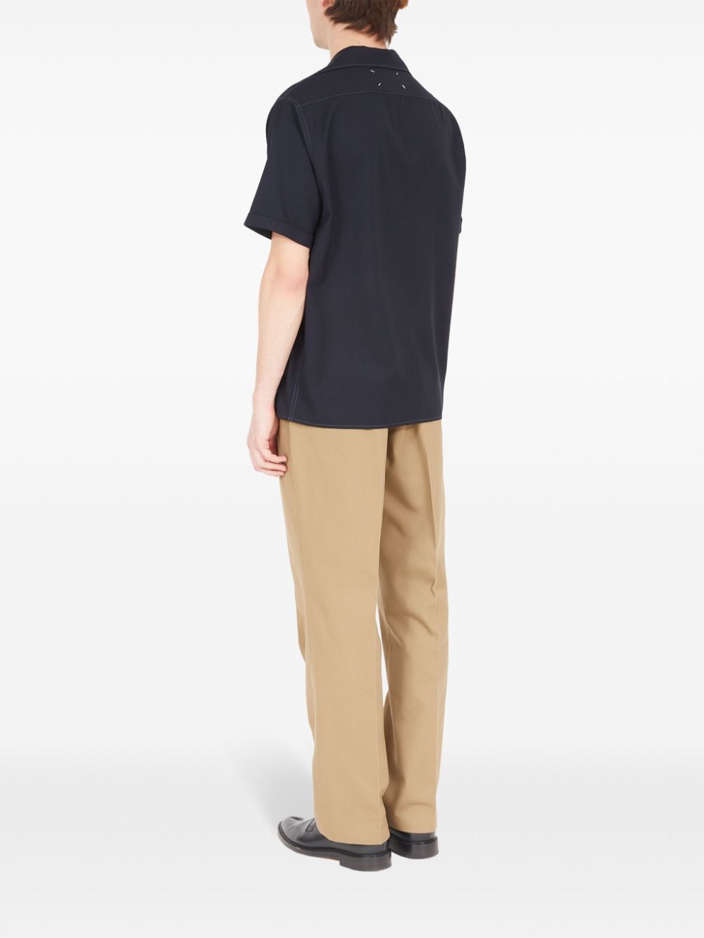 Maison Margiela short-sleeve wool shirt Men