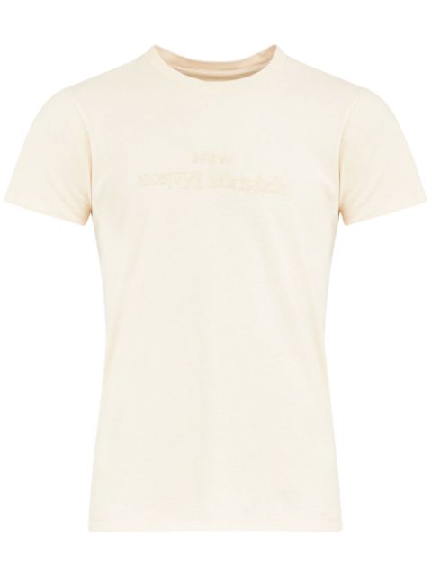 Maison Margiela logo-embroidered cotton T-shirt Men