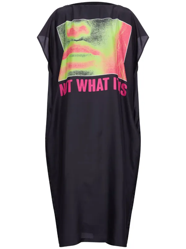 MM6 Maison Margiela シルク マキシTシャツワンピース