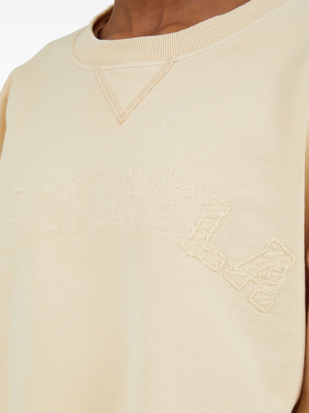 Maison Margiela embroidered crew-neck sweatshirt Women