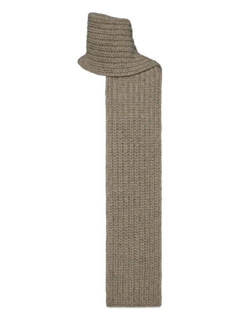 Maison Margiela Shetland ribbed-wool scarf