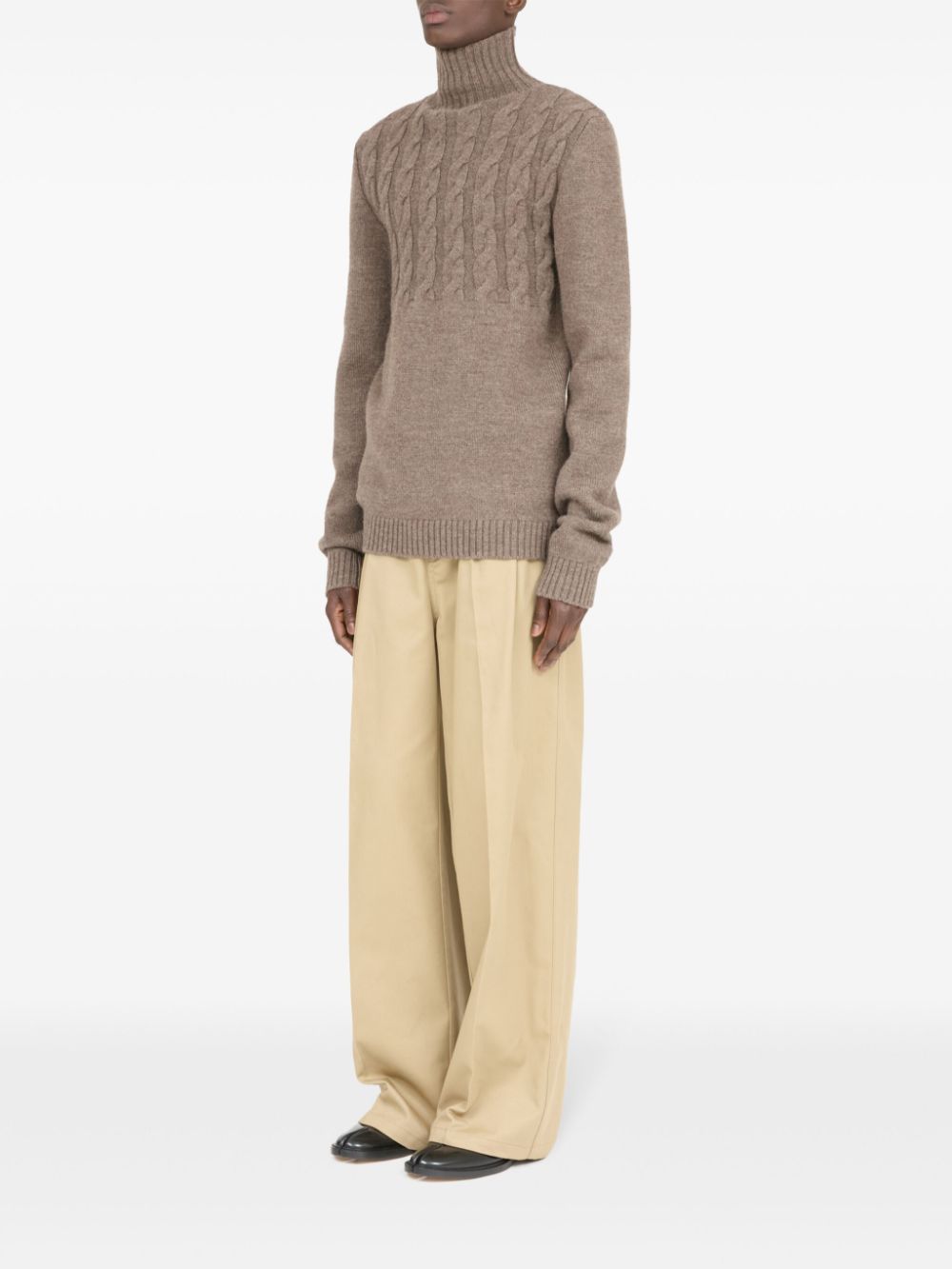 Maison Margiela high-neck virgin-wool sweater Men