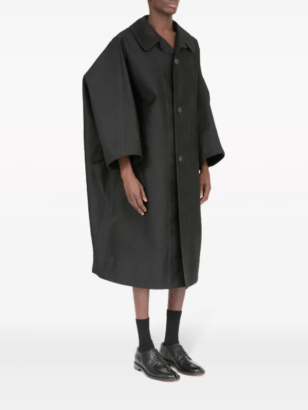 ☆送料関税込☆Maison Margiela☆長袖 ロング コート Maison Margiela Cocoon ロングコート | ブラック | FARFETCH JP