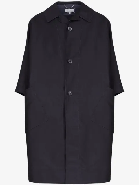 Maison Margiela Cocoon long cotton coat