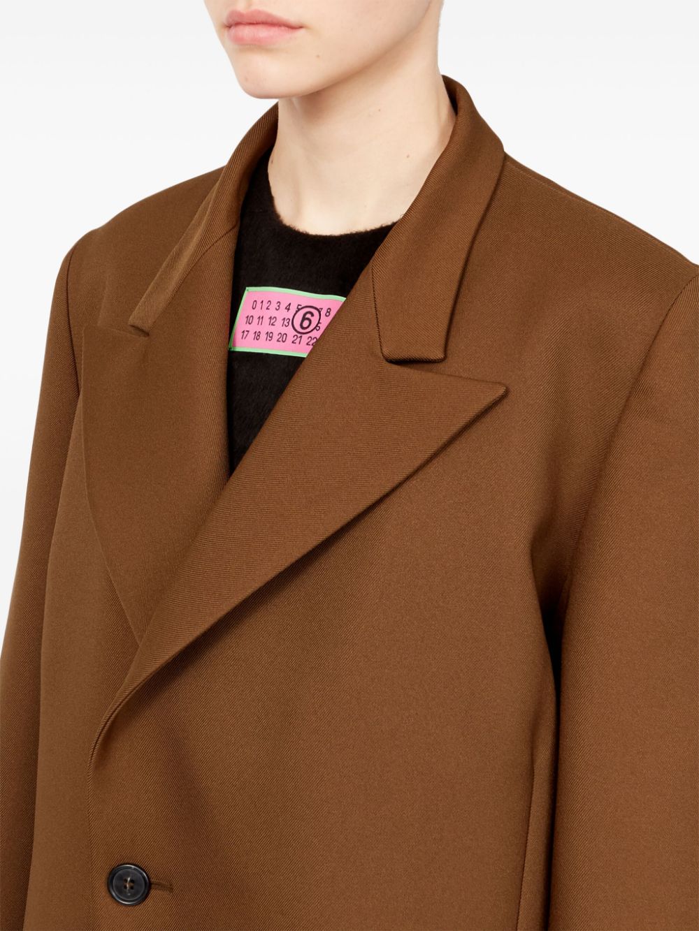 MM6 Maison Margiela single-breasted over-sized blazer Women