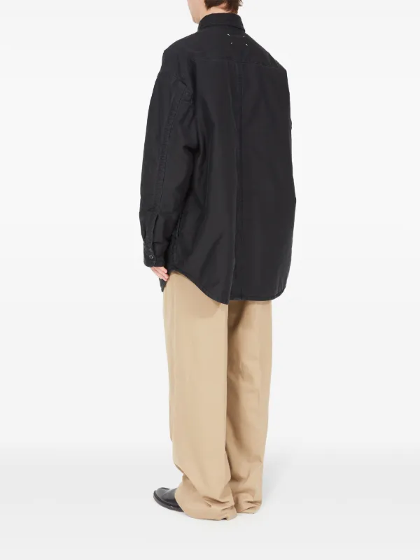 Maison Margiela ロングスリーブ シャツ | ブラック | FARFETCH JP