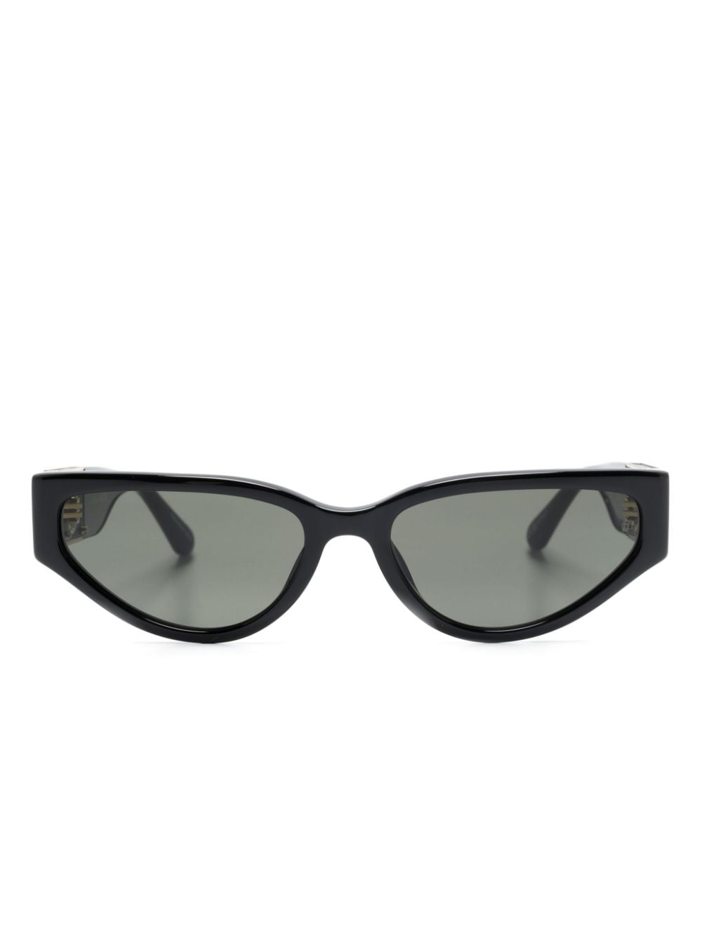 Linda Farrow Tomie Cat-eye Sunglasses In Gold