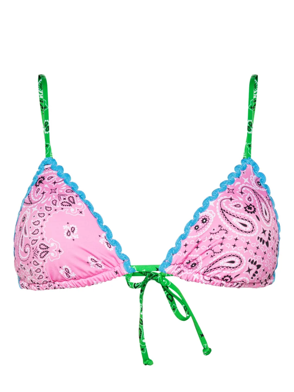 MC2 Saint Barth Bikinitop met paisley-print Roze