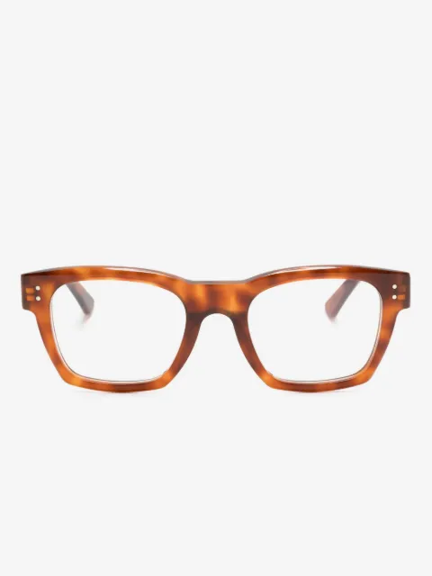 Marni Eyewear tortoiseshell rectangle-frame glasses
