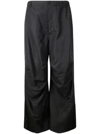 MM6 Maison Margiela ナンバーモチーフ ワイドパンツ | FARFETCH JP