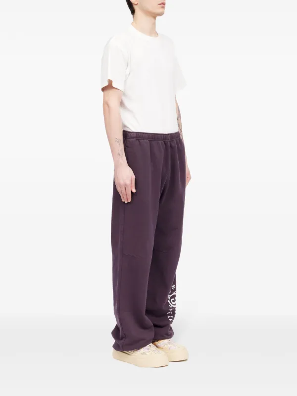 MM6 Maison Margiela Numbers-print Cotton Track Pants