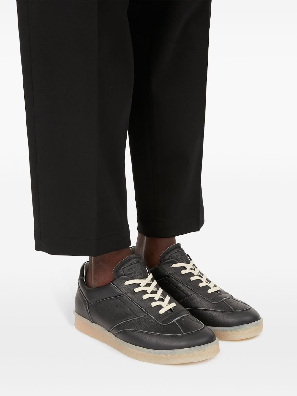 MM6 Maison Margiela panelled lace-up sneakers Men