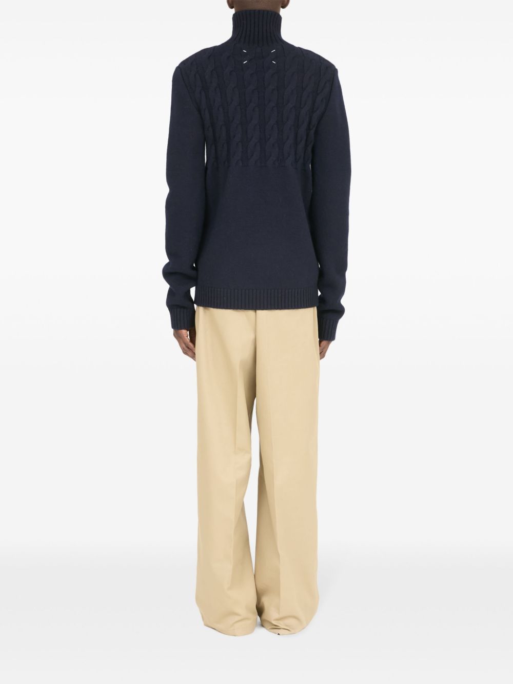 Maison Margiela high-neck virgin-wool sweater Men