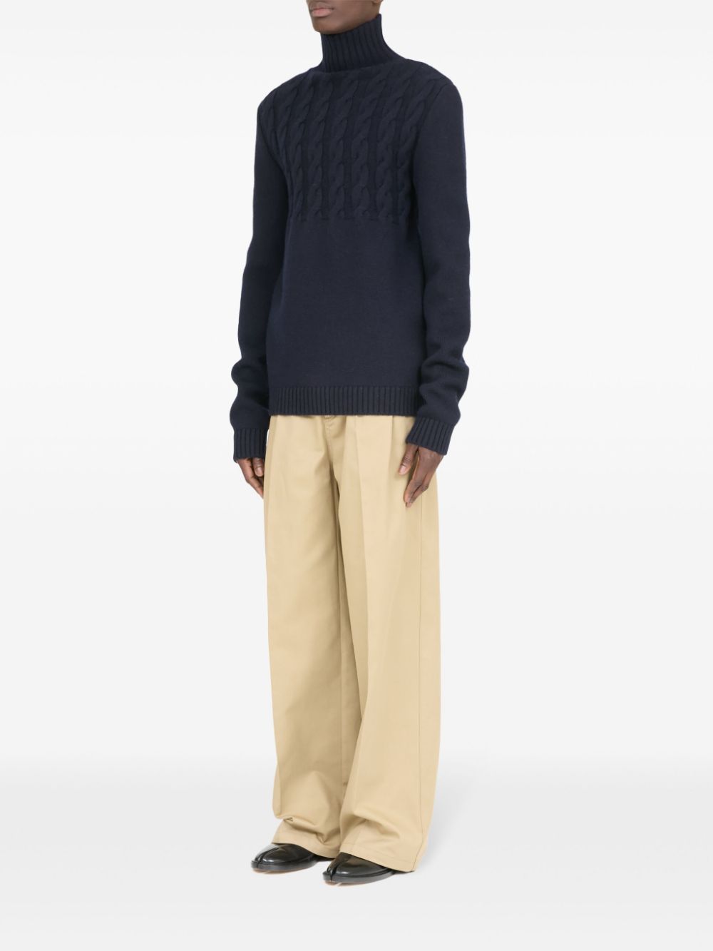 Maison Margiela high-neck virgin-wool sweater Men