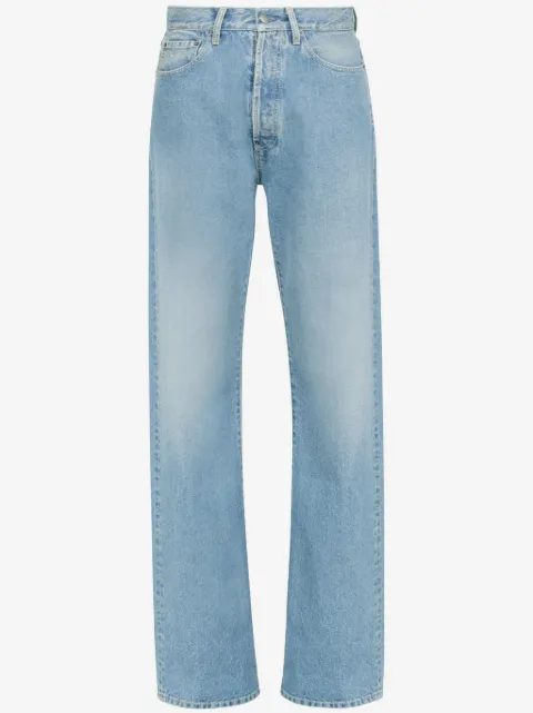 Maison Margiela turn-up straight-leg jeans