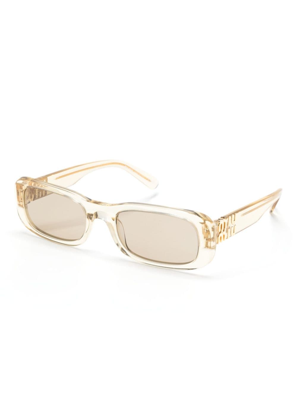 Miu Miu Eyewear Glimpse sunglasses - Beige