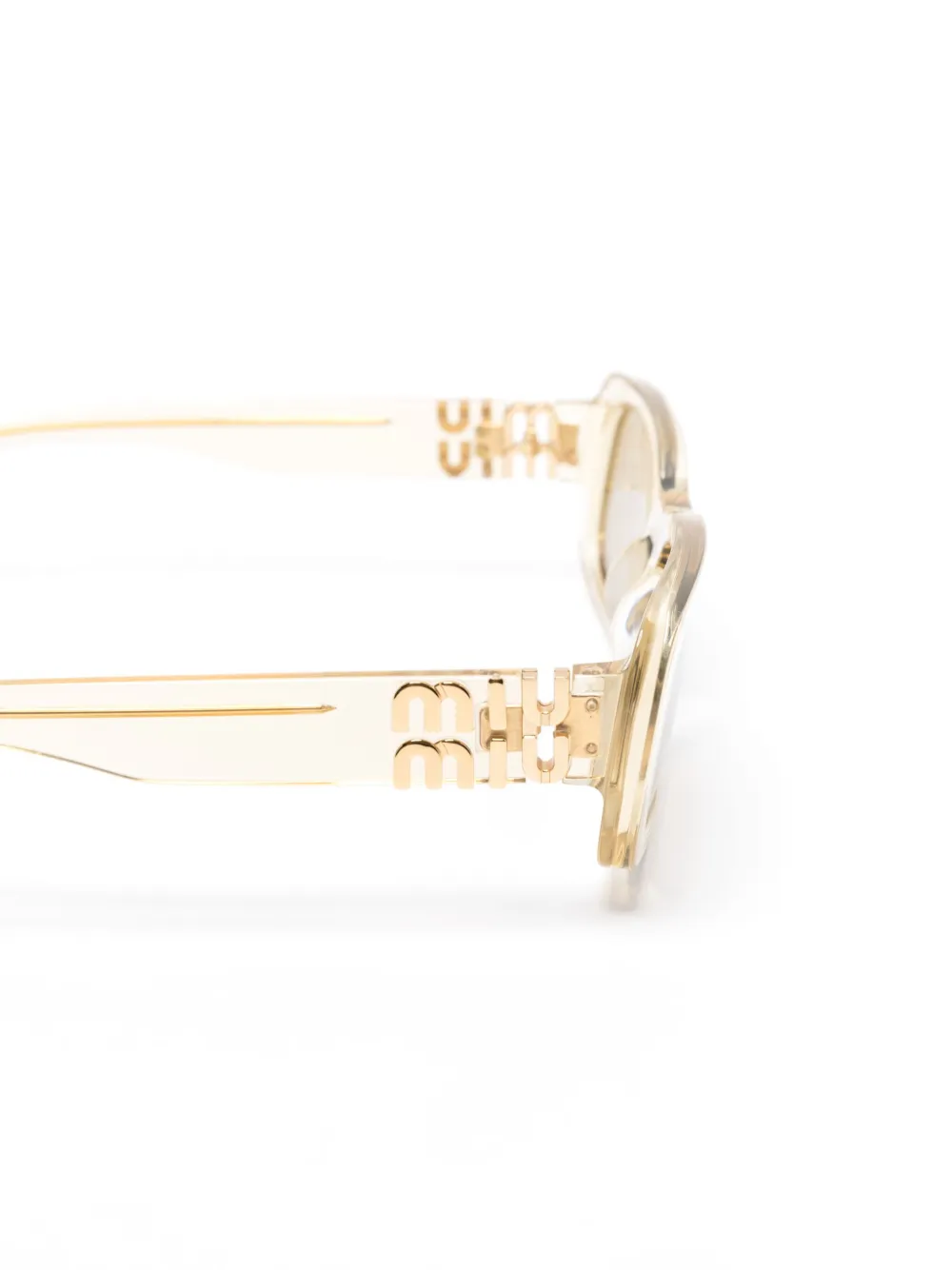 Miu Eyewear Glimpse zonnebril Beige