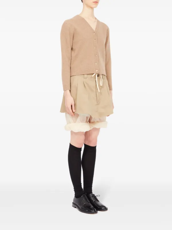 Maison Margiela Vネック カーディガン | ニュートラル | FARFETCH JP