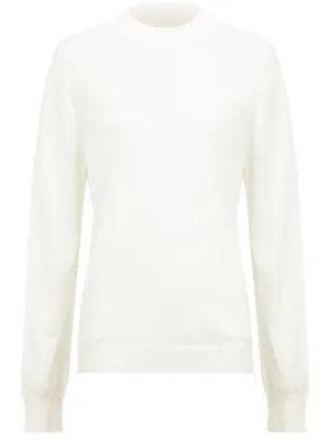 Jil Sander クルーネック セーター | ホワイト | FARFETCH JP