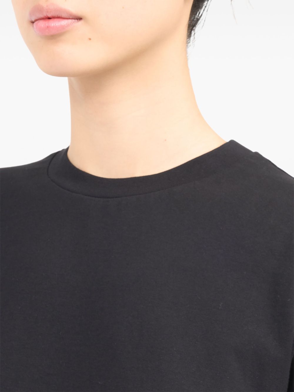 MM6 Maison Margiela pleated cotton T-shirt Women