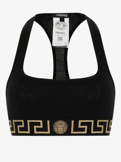 Versace Greca border triangle bra
