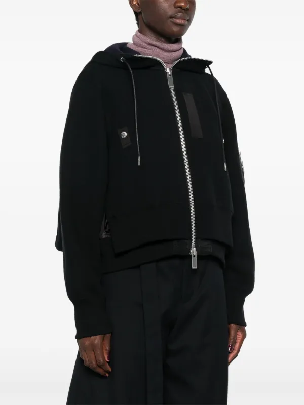 sacai Lace Ruffle Bomber Jacket レース サイズ1 sacai Lace Ruffle Bomber Jacket レース サイズ1