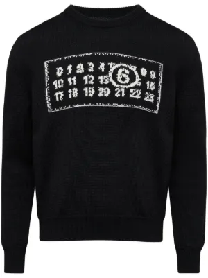MM6 Maison Margiela Knitted Sweaters for Men - Shop Now on MM6 Maison Margiela Knitted Sweaters for Men - Shop Now on
