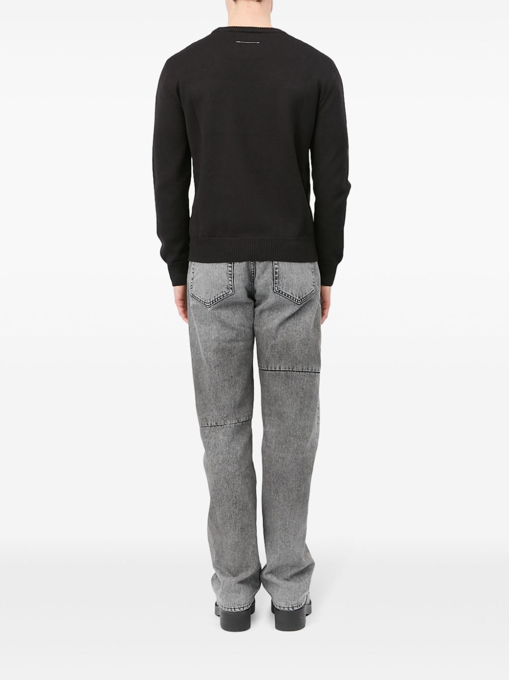 MM6 Maison Margiela Numbers-motif crew-neck jumper Men