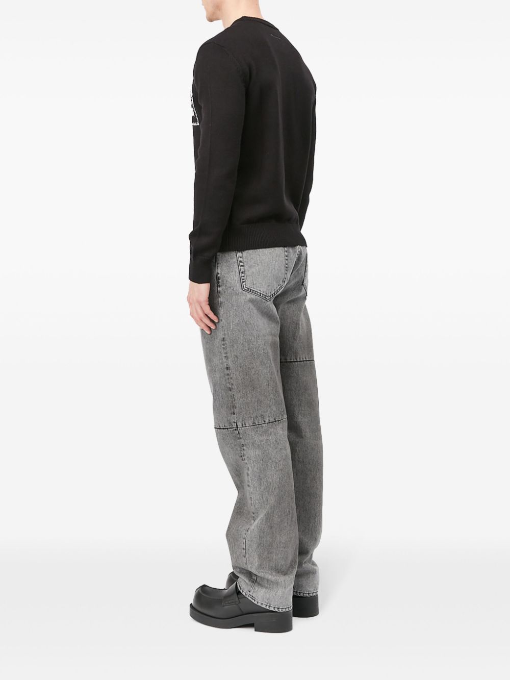 MM6 Maison Margiela Numbers-motif crew-neck jumper Men