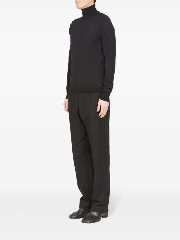 Maison Margiela ハイネック セーター | ブラック | FARFETCH JP