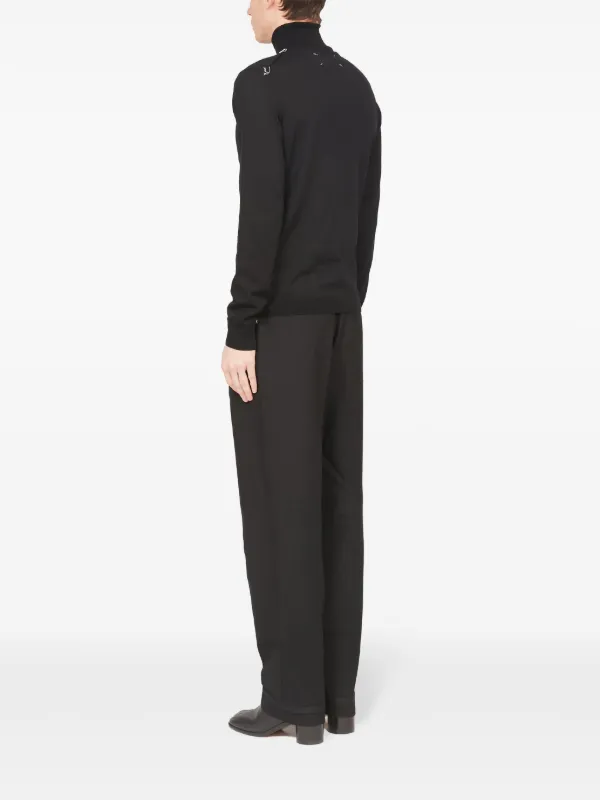 Maison Margiela ハイネック セーター | ブラック | FARFETCH JP