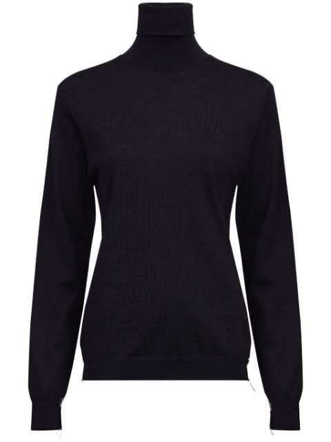 Maison Margiela roll neck merino-wool jumper Men