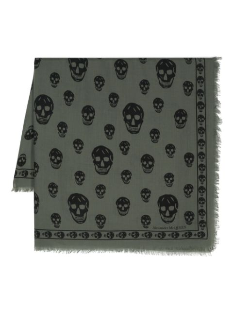 Alexander McQueen skull-print scarf Women