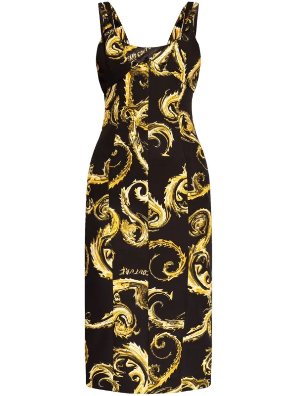 ワンピース VERSACE JEANS COUTURE Woman Dress Black 1 77HAO919NS515 QY2 VERSACE JEANS COUTURE: Dress woman - Black | Versace Jeans