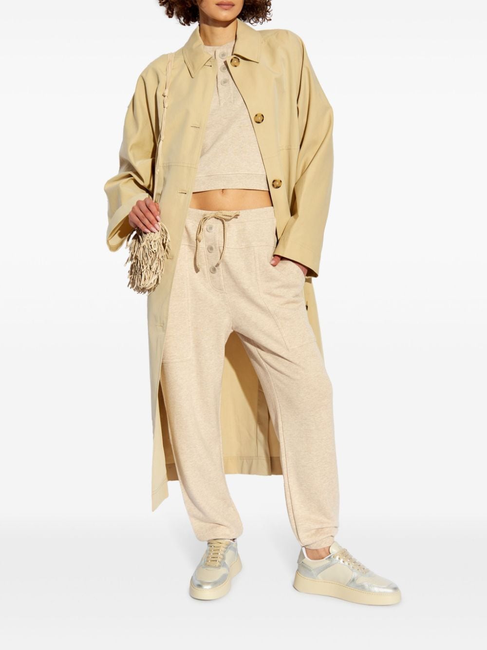 Shop Ulla Johnson Blake Cotton Sweatshirt In Neutrals