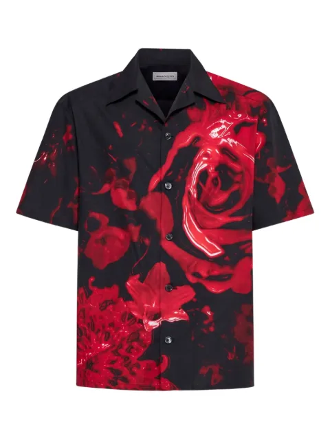 Alexander McQueen Dutch Flower organic cotton shirt