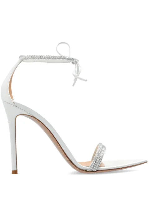 Gianvito Rossi sandalias con detalles de cristal y tacón de 115mm