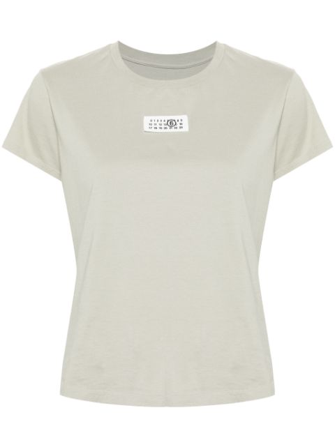 MM6 Maison Margiela numbers-motif cotton T-shirt Women